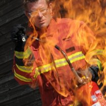 Fire - portrait éditorial - portrait mis en scène - Photographe Alain Montaufier Poitiers